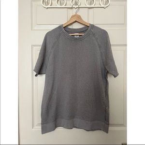 Gray Short-sleeve French Terry Shirt from Gap